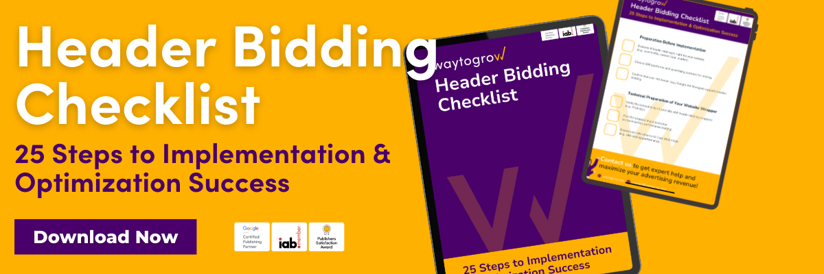 Download a header bidding checklist today
