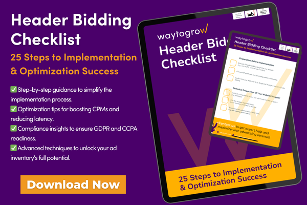 Header Bidding Checklist